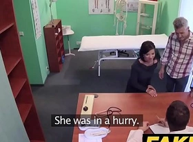 Fake hospital czech doctor cums over horny cheating wifes tight pussy