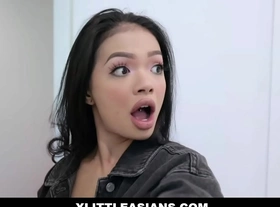 Holy fuck the tiny asian teen paisley paige is the ultimate fuck doll watch this epic scene from little asians where the is challenged by a big cock