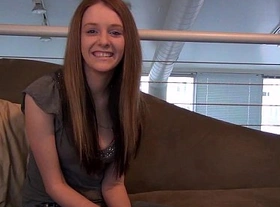 Gorgeous college freshman hottie from iowa city first time ever nudie video
